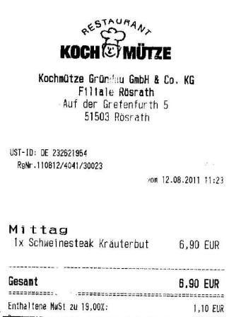 agti Hffner Kochmtze Restaurant